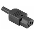 thumbnail image 1 of Moyic Enchufe de cableado ABS de 3 pines, portátil, de alta conductividad, 10A, 125-250V, pieza de conector de alimentación automotriz para Adaptadores de corriente Femenino, 1 of 6