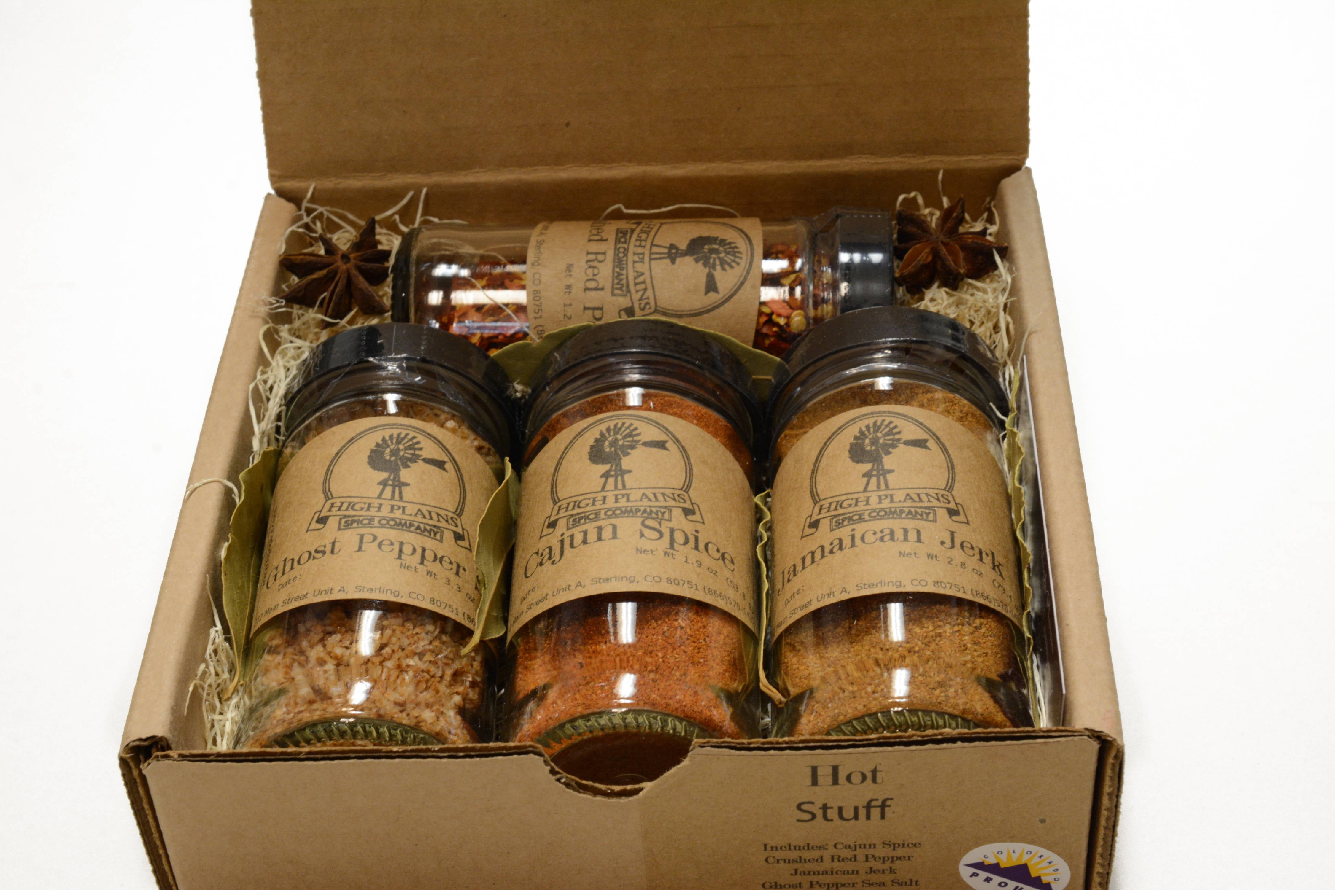 Hot Stuff Gift Set of 4 Gift Set by High Plains Spice Company