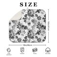 thumbnail image 4 of Pioneer Flower Floral Print Pattern Dish Drying Mat for Kitchen 1 Pack, Ultra Absorbent Microfiber Dishes Drainer Mats,16"x18", 4 of 6