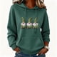 thumbnail image 1 of Uootdi Oversized St Patricks Day Hooded Sweatshirts for Women Irish Saint Pattys Shamrock Crewneck Long Sleeve Shirts Holiday Trendy Pullover Tops Gift, 1 of 6