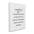 thumbnail image 3 of Stupell Industries Funny Coffee Morning Phrase Graphic Art Gallery Wrapped Canvas Print Wall Art, Design by Lil' Rue, 3 of 7