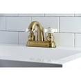 thumbnail image 3 of Kingston Brass KB5617PX Restoration 4 in. Centerset Bathroom Faucet, Brushed Brass, 3 of 5