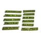 thumbnail image 4 of 12 etiquetas magnéticas para cajas de herramientas, etiquetas reutilizables para cajones de metal, uso versátil para gabinetes, carritos y almacenamie Verde, 4 of 9