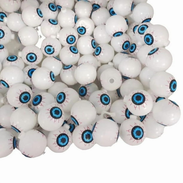 Cadena de linternas de Halloween con forma de ojo fantasma, LED solar, decoración para fiestas, festivales, luz colorida