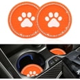 thumbnail image 1 of Yazoeia Bling Paw Car Cup Holder Coaster, 2 PCS Non-Slip Auto Cup Coasters, Shiny Crystal Rhinestone Insert Decorative Cup Mat, Universal Vehicle Interior Accessories for Most Cars CJC912-115889, 1 of 6