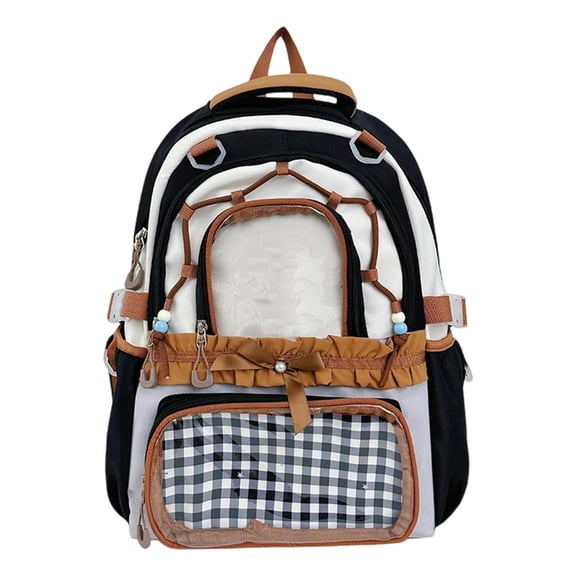 Itabag Pin Display Backpacks with Insert,Aesthetic Backpacks for Anime Cosplay