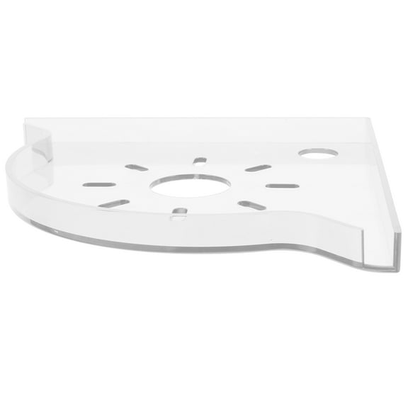 Hemobllo Triangle Corner Stand for Fish Tank Aquarium White Corner Organizer for Home Storage