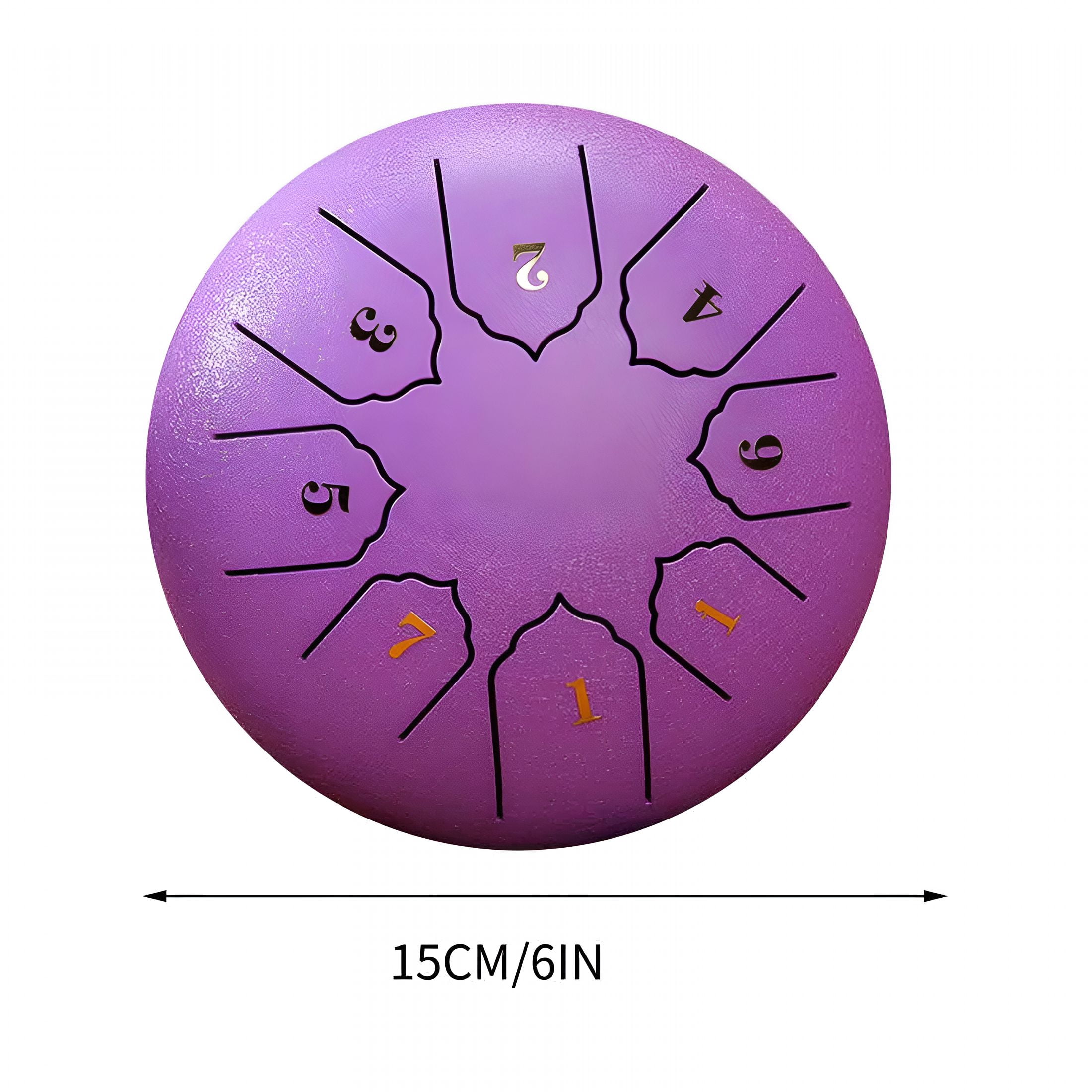 TUWAFE Steel Tongue Drum, Mini Handpan Drum, Worry Drum, Handpan Drum for Kids and Adults, Education, Entertainment, Yoga, Zen Gifts