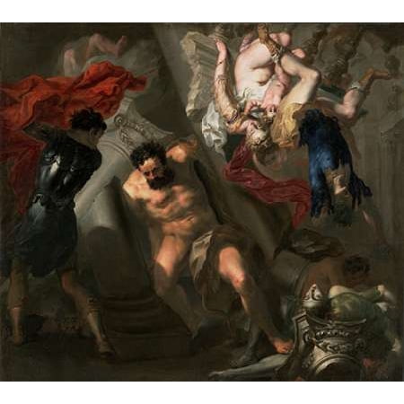 The Death of Samson Poster Print by Genoese