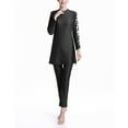 thumbnail image 3 of Oplxuo Long Sleeve Swimsuits for Women Full Coverage Muslim Islamic Modest Swimwear Summer Rash Guard Bathing Suits, 3 of 3