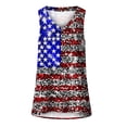 thumbnail image 4 of Uaswgudfs ​Tank Top for Women Sleeveless V-Neck: Star & Butterfly Accents, Lightweight Breathable Summer Casual Wear & Fashion Blouse Blue-B S, 4 of 4
