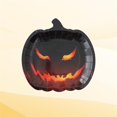 thumbnail image 4 of Classic Kitchen Accessories, Halloween Dinnerware Set Orange Black Pumpkin Themed Paper Plates Cups Napkins Halloween Disposable Tableware for Themed Birthday, 4 of 4