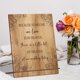 thumbnail image 3 of Decoración de bodas Letrero de bienvenida de madera Adorno de tablero de mensajes 28x21cm artesanía de madera natural para decoración de hogares y eventos, 3 of 7