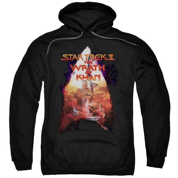 Star Trek Twok Poster Adult Pullover Hoodie Sweatshirt Black