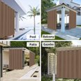 thumbnail image 4 of Easy-Going Outdoor Curtains for Patio Waterproof Cabana Grommet Curtain Panel, Camel, 100 x 108 inch, One Panel, 4 of 7