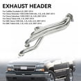 thumbnail image 2 of Stainless Steel Exhaust Manifold Headers fit for Chevy GMC 2007-2014 4.8L 5.3L 6.0L, 2 of 10