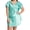Aqua, variant on Women's Amanda Rich 412-40X Plus Bias Cut Satin T-Shirt Gown (Coral XL)