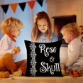 thumbnail image 4 of Puntoco Halloween Print Pillowcase Linen Sofa Cushion Cover Home Decor Cushion Cover Family Pillowcase, 4 of 4