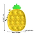 thumbnail image 4 of Llavero de descompresión Puzzle Toy Rainbow Pineapple, 4 of 5