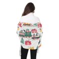thumbnail image 4 of FORMRS Womens Scarf Winter Soft Long Big Warm Shawls Wrap Tassel Scarves, Christmas Train, 4 of 9