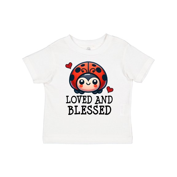Inktastic Ladybug Loved and Blessed Boys or Girls Toddler T-Shirt