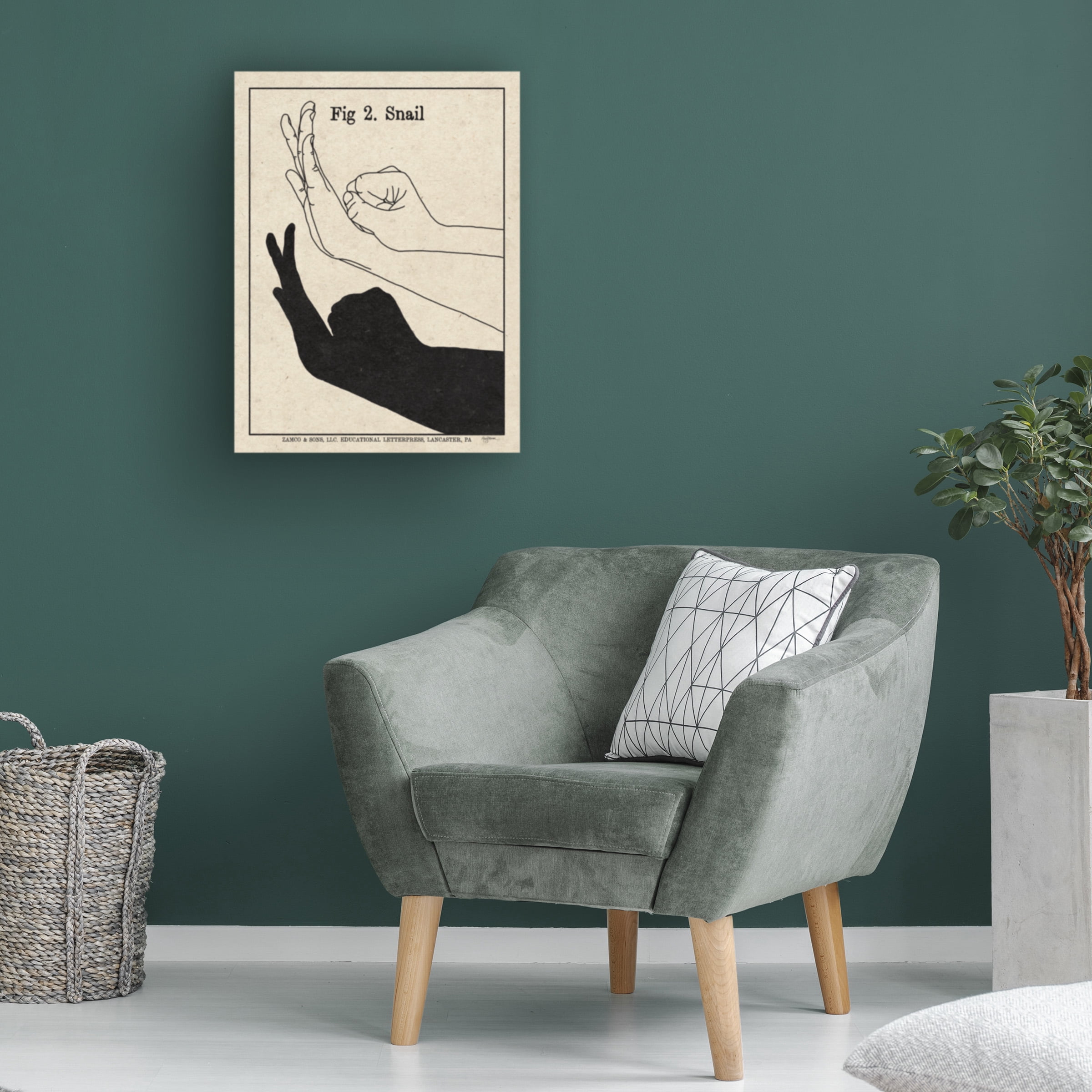 Mary Urban 'The Art of Shadows II' Canvas Art