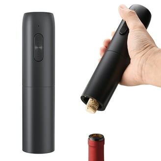 Rabbit Wine Lever Corkscrew Wine Opener With Built In Foil Cutter, Black