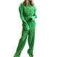 thumbnail image 4 of SAYOO Blusa de manga larga + pantalones largos para mujeres SAYOO moda, 4 of 9