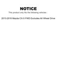 thumbnail image 2 of Front Right Suspension Strut Coil Spring Assembly 78A-11698 For 2013-2016 Mazda CX-5 FWD Excludes All Wheel Drive, 2 of 2