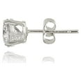 thumbnail image 5 of ICZ Stonez Women's 10.44 Carat T.G.W. CZ Sterling Silver Stud Earrings, Set of 5, 5 of 5