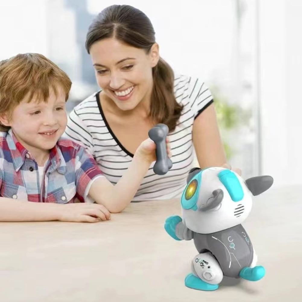CSCHome Toddler Robot Toys Kids Multi-function Interactive Robot Dog Toys Voice Control Electronic Stunt Puppy Birthday Gift