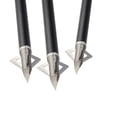 thumbnail image 4 of SURWOLF 12X 100gr Blade Arrowheads Sharp Archery Broadheads Bow Hunting Target Shooting, 4 of 13