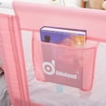 thumbnail image 4 of Mesh Safety Baby Bed Rails, 70 Inches, Pink, 2 Pack, 4 of 11