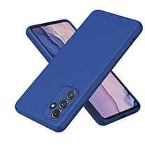 Allytech Liquid Silicone Case for Samsung Galaxy A54 5G, [Silky Touch] Soft Microfiber Lining Shockproof Anti-Fingerprint Case, [Slim & Light] Full Camera Protection Solid Color Case, Darkblue