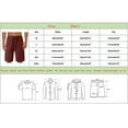 thumbnail image 2 of Sngxgn Men's Short Casual Button up Summer Beach Shorts(Blue,XXXL), 2 of 5
