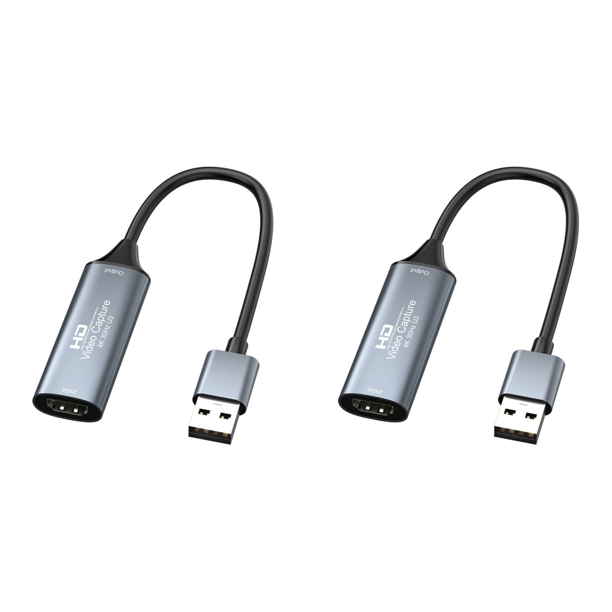 Compatible Con Tarjeta Vídeo USB2.0 4K 30Hz para Transmisión en Vivo Juegos PC