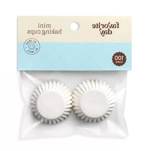 Mini White Baking Cups - 100ct