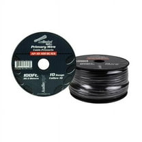 Audiopipe AP10100BK 100 ft. 10 Gauge Primary Wire, Black