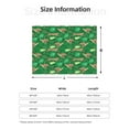 thumbnail image 5 of Yiaed Leopard Print Print Blanket Throw Blanket Soft Cozy Flannel Blanket for Home Bed Sofa Couch Chair-40"x30", 5 of 6