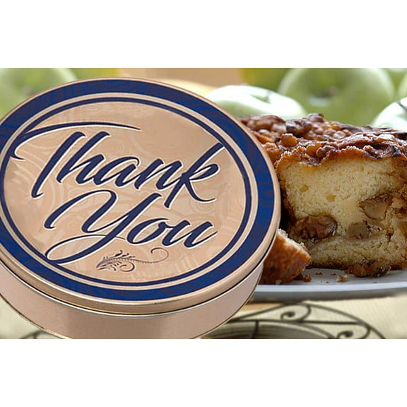 Rocky Mountain Cinnamon Streusel Coffee Cake in Thank You Gift Tin| Gourmet Old Fashioned Cake