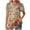 Multicolor Summer Tops for Women_0, variant on HAPIMO Women' Plus Size Summer Tops for Women Round Neck Tees Flowy Elegant Pleated Blouses Fashion Clothes Casual Loose Flower Print Tops Dressy Tunic Multicolor M
