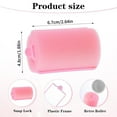 thumbnail image 6 of 13 Pieces Foam Sponge Hair Rollers,1.88 x 2.64 inch Hair Styling Curlers for Hair with Rat Tail Comb for Long Short Hair Styling,Random Color, 6 of 8