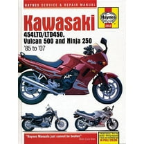 Kawasaki EN450 (454LTD/LTD450) (85-90), EN500/Vulcan 500 (90-07), & EX250/Ninja 250 (86-07) Haynes Repair Manual ^
