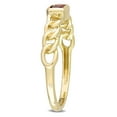 thumbnail image 4 of Everly Women's Garnet 10k Yellow Gold Ring, 4 of 10