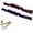 2PCS, variant on Fitness Resistance Band for Stretching and Yoga, Number Stretch Resistance Band with Clear Markings, 8-Section Elastic Training Bands