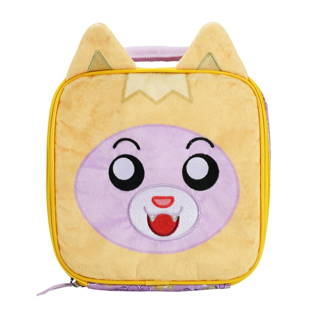 LankyBox Foxy Sac à Lunch pour Enfants Visage Duveteux Oreilles 3D