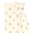thumbnail image 2 of Garanimals Toddler Girl Ruffle Shoulder Long Sleeve Printed T-Shirt, Sizes 18M-5T, 2 of 3
