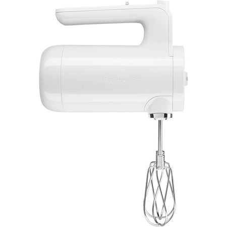 KitchenAid - KHMB732WH Cordless 7-Speed Hand Mixer - White