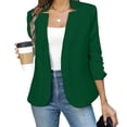 thumbnail image 6 of HNMKIU Solid Long Sleeve Button Knit Cardigan Jacket Casual Formal Womens Open Front Cover Up GN1 - XXXXXL, 6 of 8