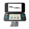New Nintendo 2DS XL 2 Items Bundle: New Nintendo 2DS XL - Black + Turquoise Console and an Extra AC Adapter